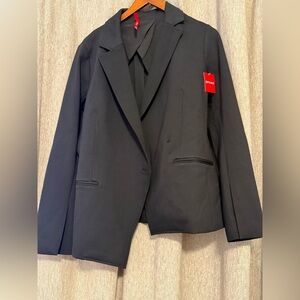 Spanx The Perfect Asymmetrical Blazer Black NWT